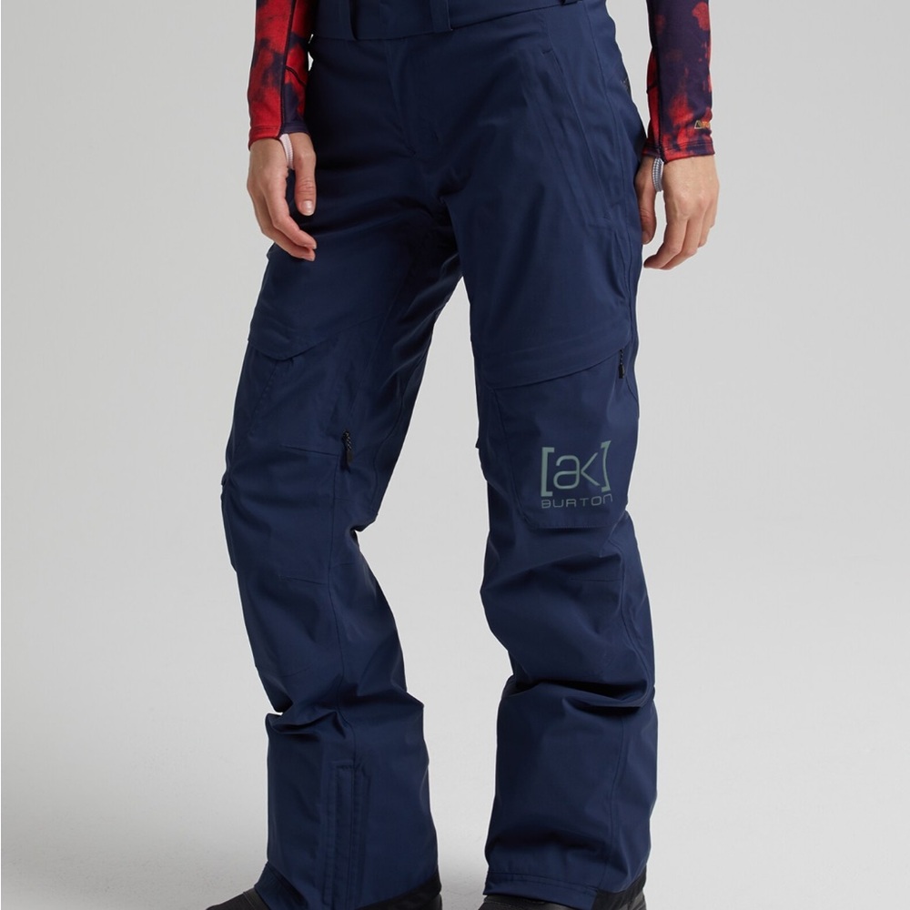 Burton AK GORE-TEX Summit Lined Navy Snow Pant Snowboard Ski Pants Medium Long